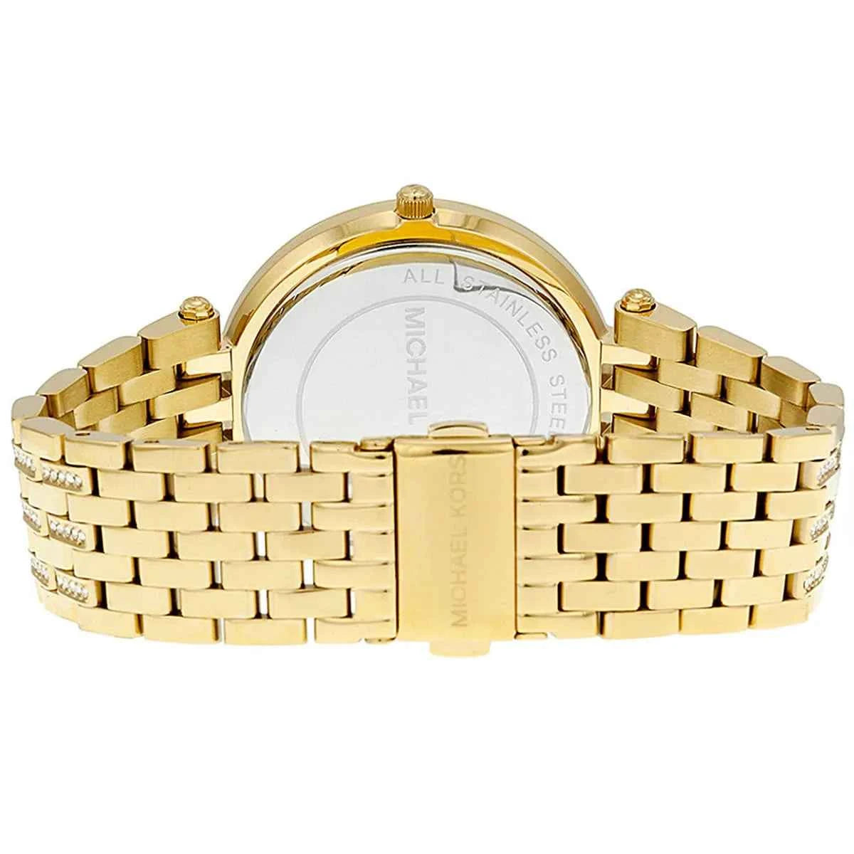 Michael Kors Darci MK3219 Women's White Dial Gold Stainless Steel Watch