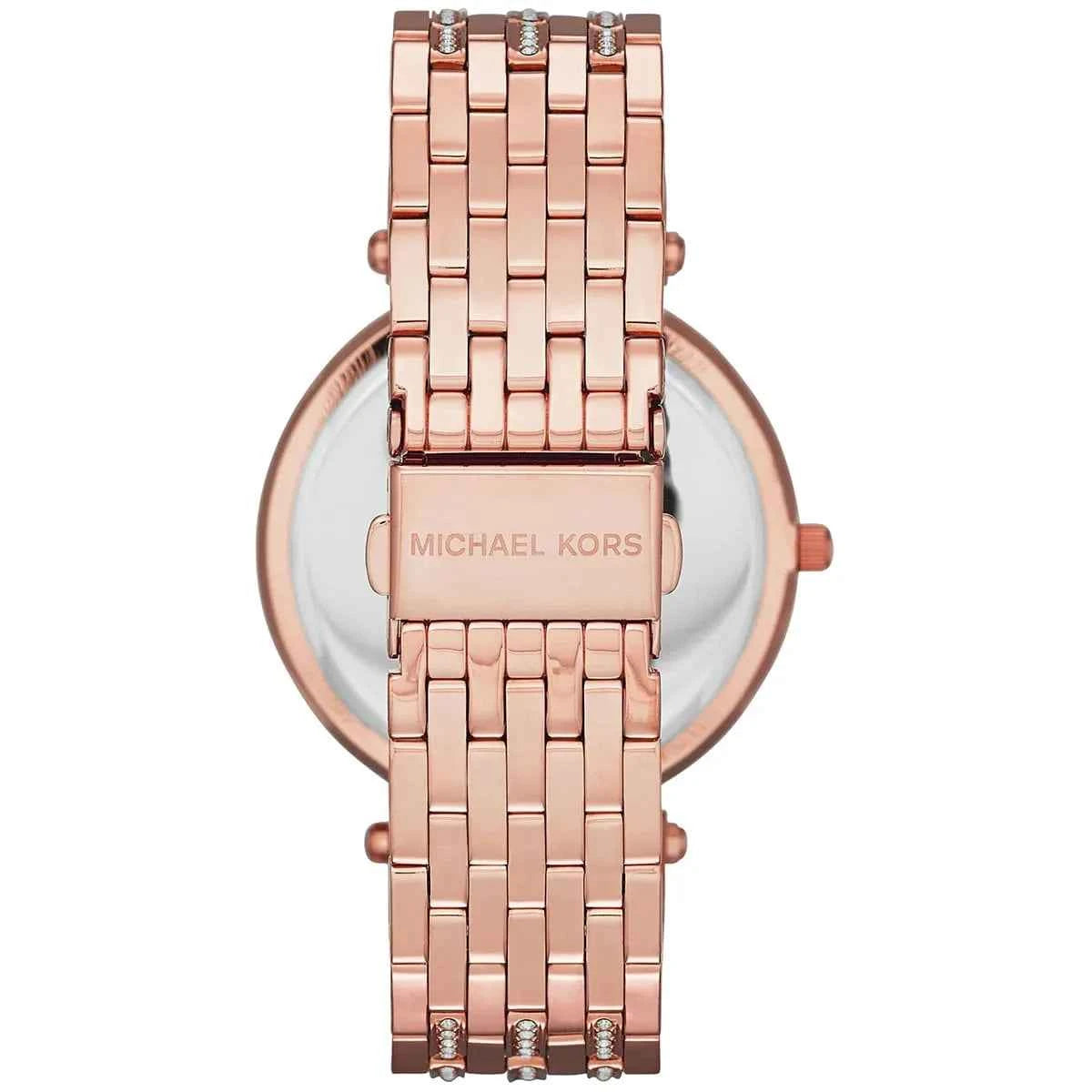 Michael Kors Darci MK3220 Women's White Dial Rose Gold Stainless Steel Watch