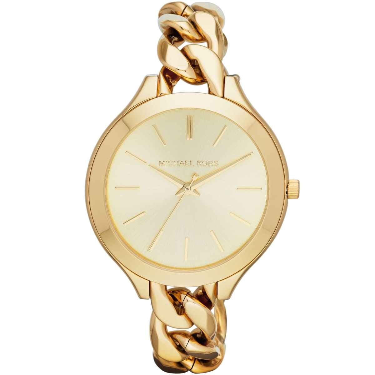 Michael Kors Runway MK3222 Women's Gold Dial Gold Stainless Steel Watch