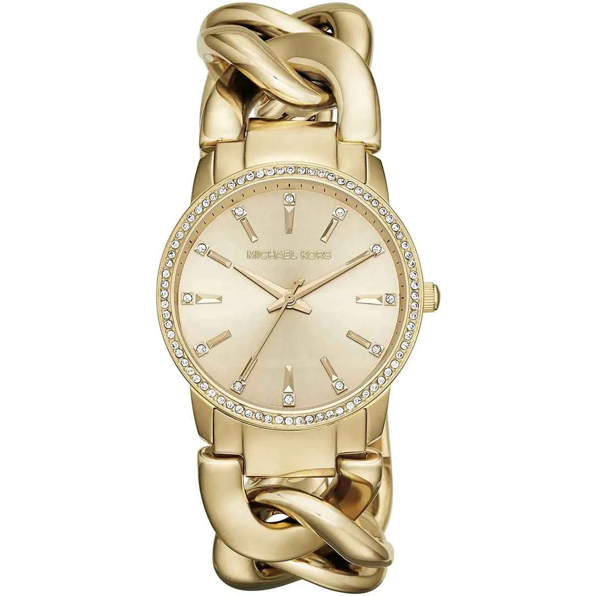 Michael Kors Nini MK3235 Women's Gold Dial Gold Stainless Steel Watch