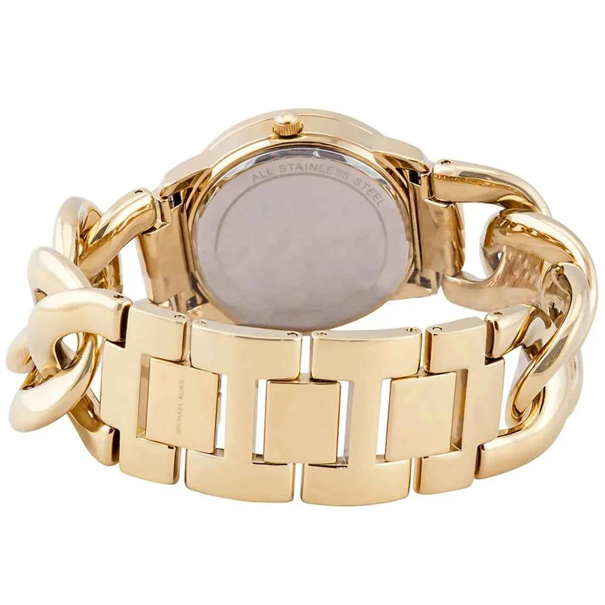 Michael Kors Nini MK3235 Women's Gold Dial Gold Stainless Steel Watch