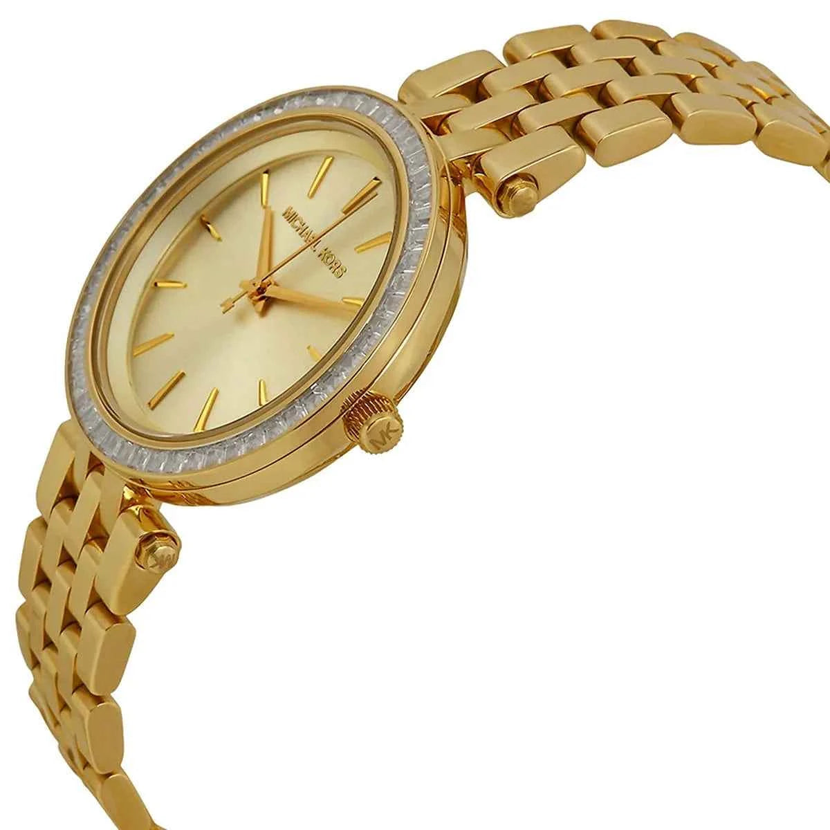 Michael Kors Darci Mini MK3365 Women's Gold Dial Gold Stainless Steel Watch