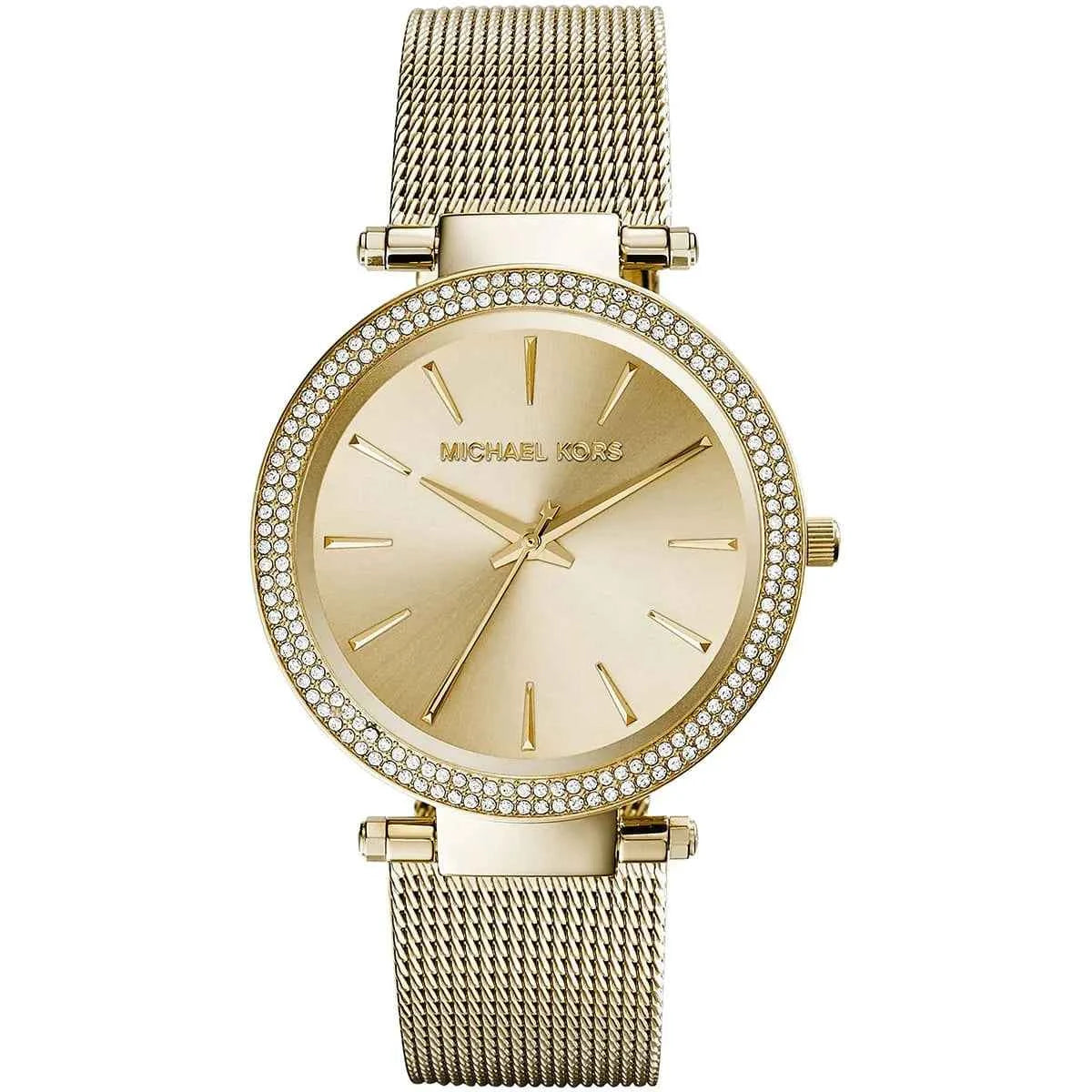 Michael Kors Darci MK3368 Women's Gold Dial Gold Stainless Steel Watch