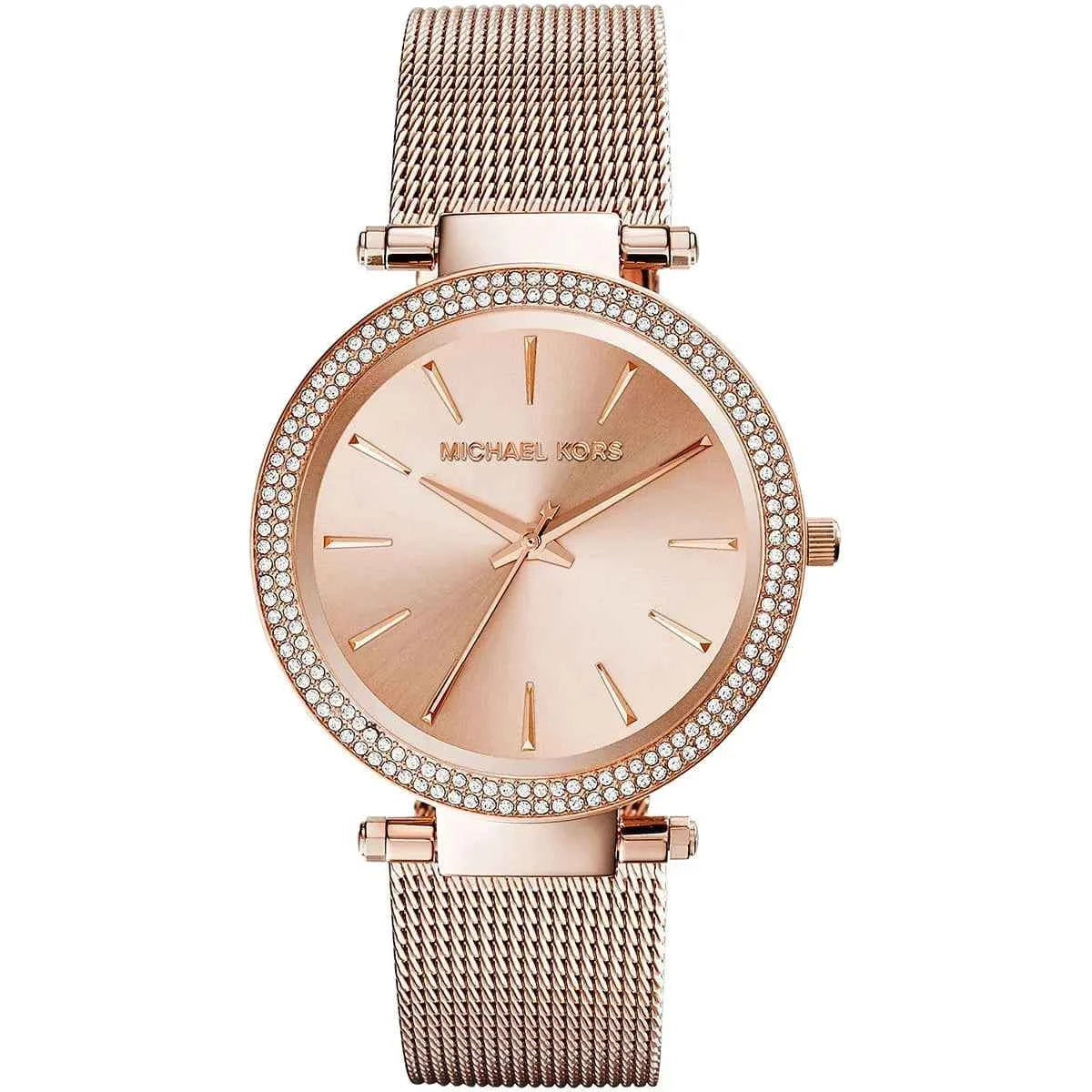 Michael Kors Darci MK3369 Women's Rose Gold Dial Rose Gold Stainless Steel Watch