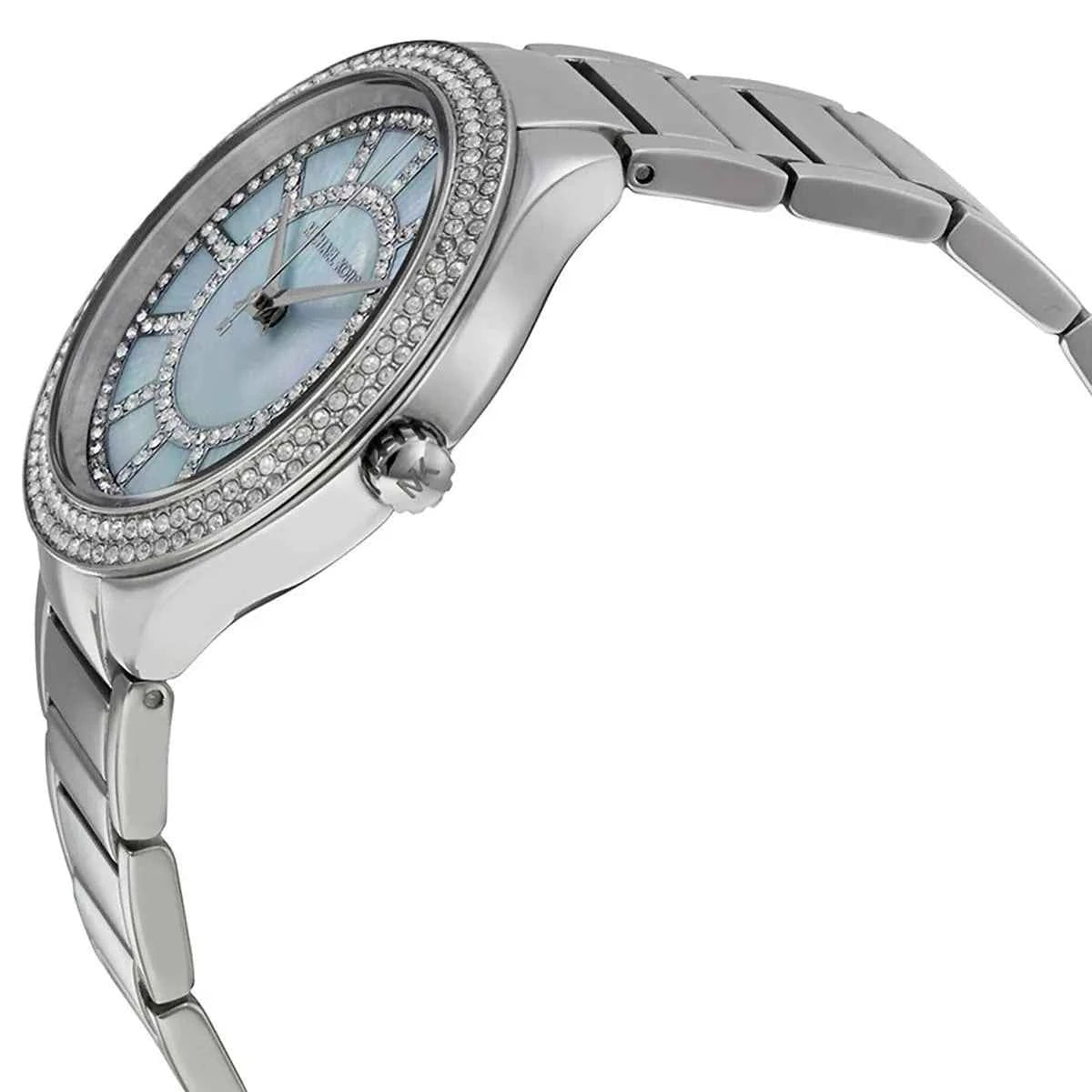 Michael Kors Kerry MK3395 Women's Blue Dial Silver Stainless Steel Watch