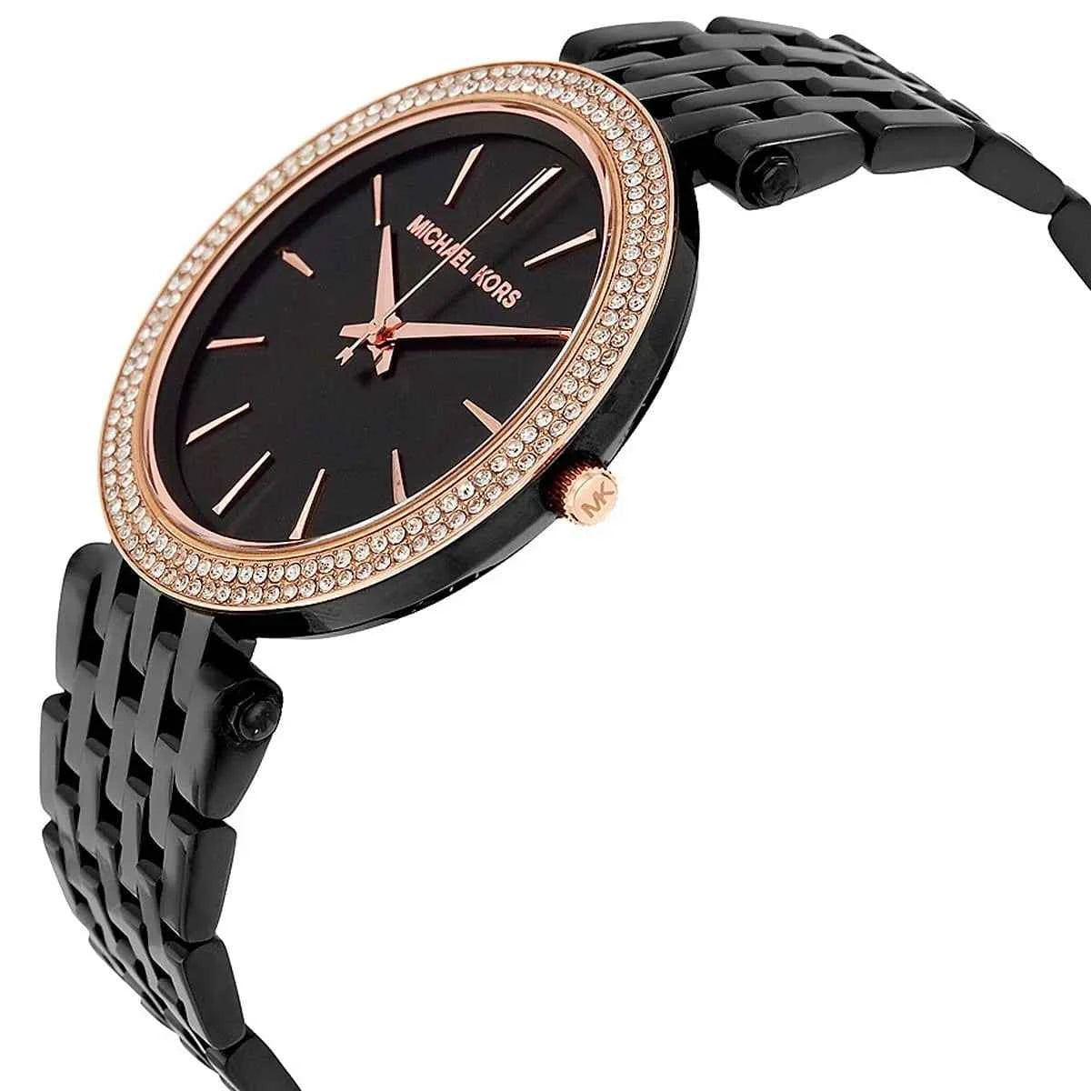 Michael Kors Darci MK3407 Women's Black Dial Stainless Steel Watch