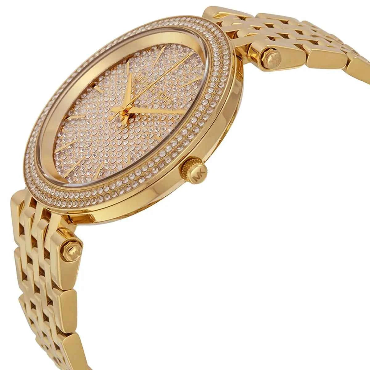Michael Kors Darci MK3438 Women's Gold Dial Gold Stainless Steel Watch