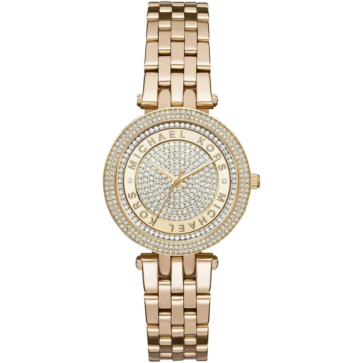 Michael Kors Darci Mini MK3445 Women's Gold Dial Gold Stainless Steel Watch