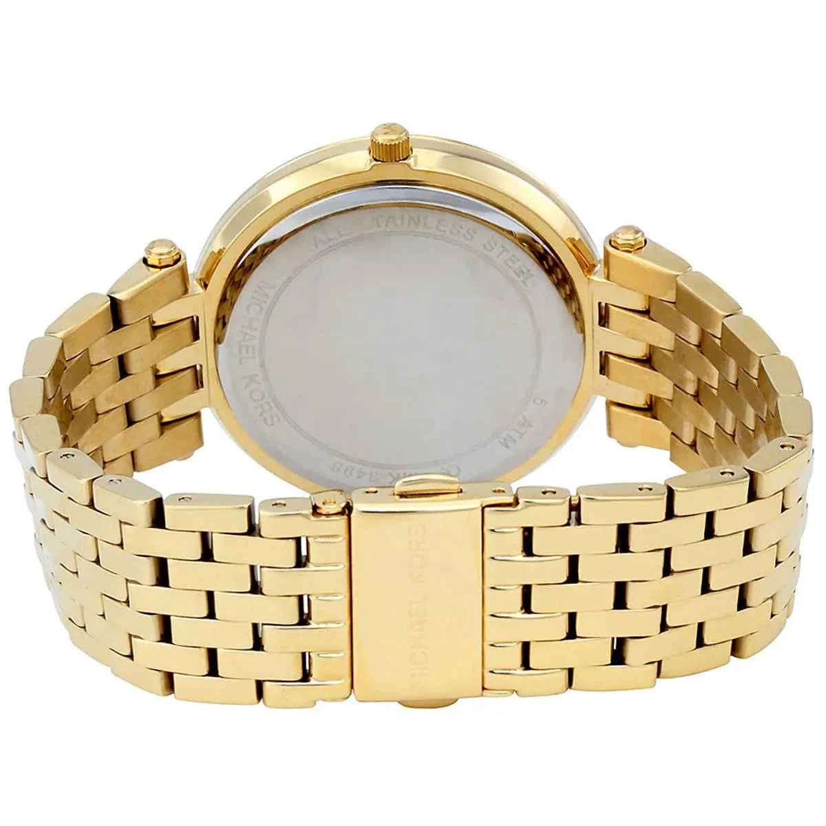 Michael Kors Darci MK3498 Women's Blue Dial Gold Stainless Steel Watch