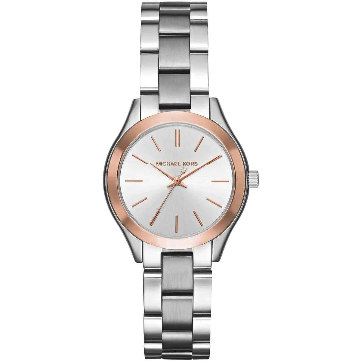 Michael Kors Runway Slim Mini MK3514 Women's Silver Dial Silver Stainless Steel Watch