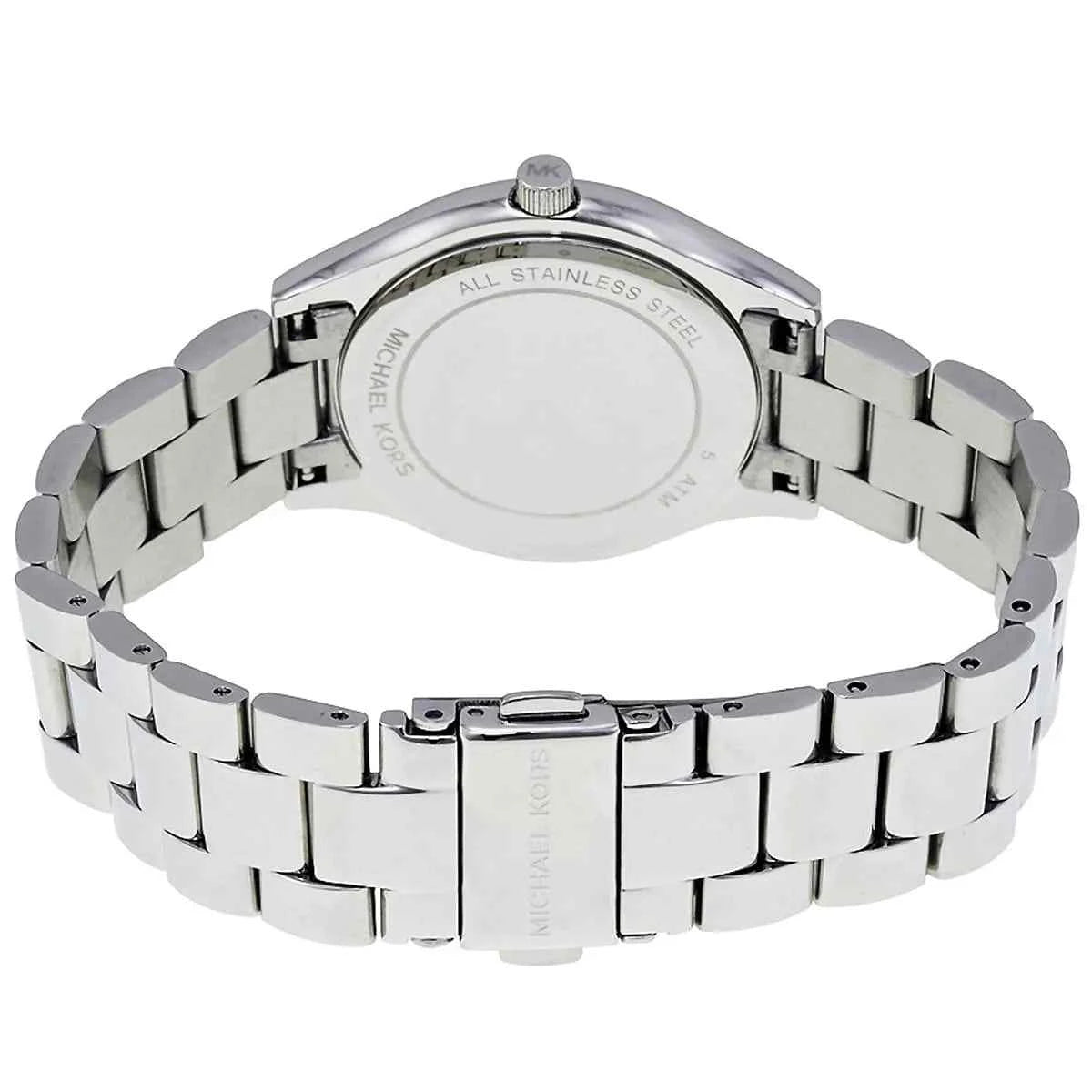 Michael Kors Runway Slim Mini MK3548 Women's Silver Dial Silver Stainless Steel Watch