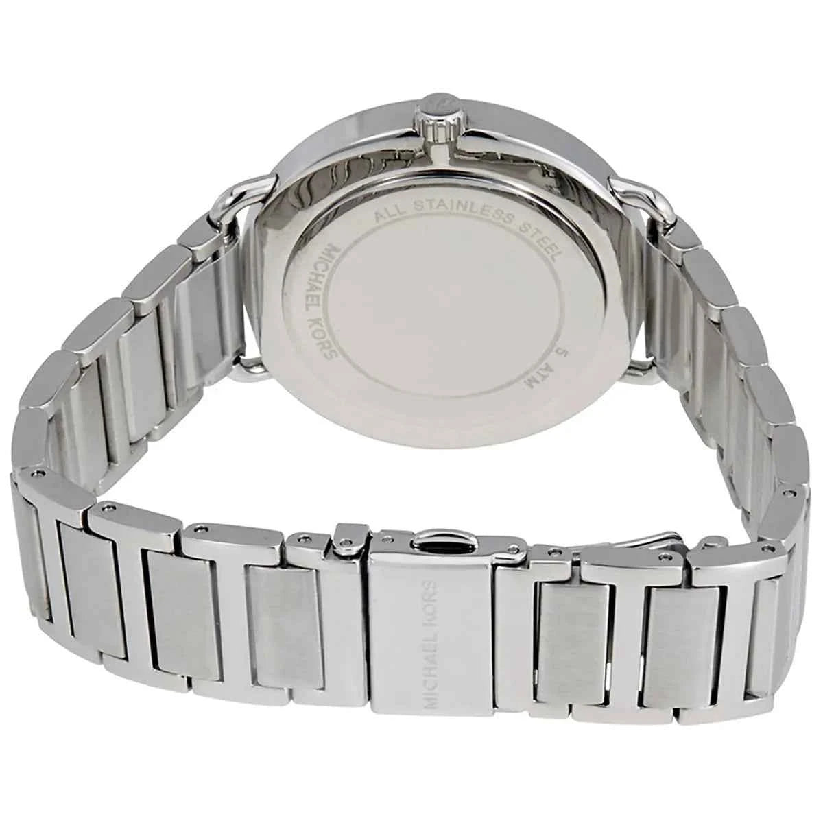 Michael Kors Portia MK3638 Women's Black Dial Silver Stainless Steel Watch