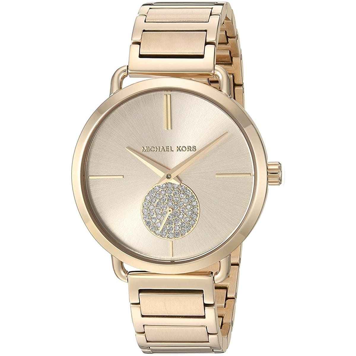 Michael Kors Portia MK3639 Women's Gold Dial Gold Stainless Steel Watch