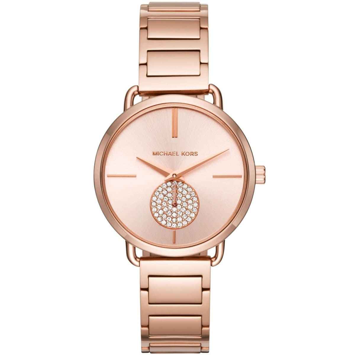 Michael Kors Portia MK3640 Women's Rose Gold Dial Rose Gold Stainless Steel Watch