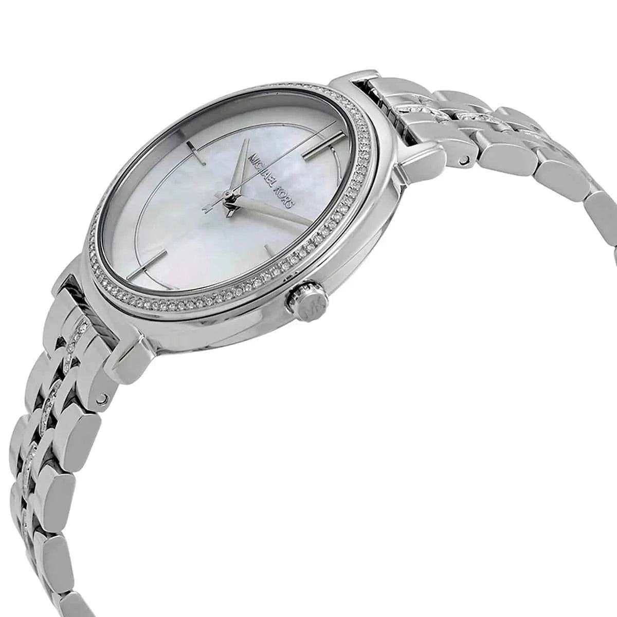 Michael Kors Cinthia MK3641 Women's White Dial Silver Stainless Steel Watch