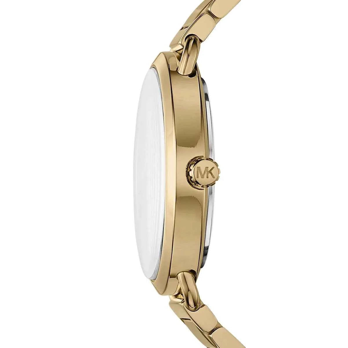 Michael Kors Portia MK3788 Women's Black Dial Gold Stainless Steel Watch