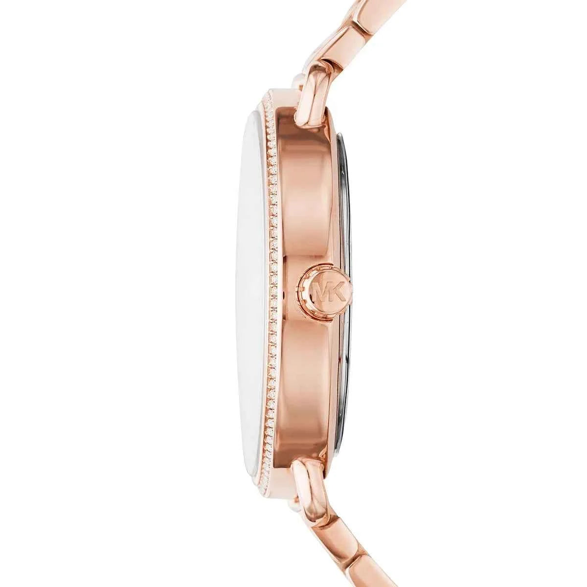 Michael Kors Portia MK3887 Women's Silver Dial Rose Gold Stainless Steel Watch