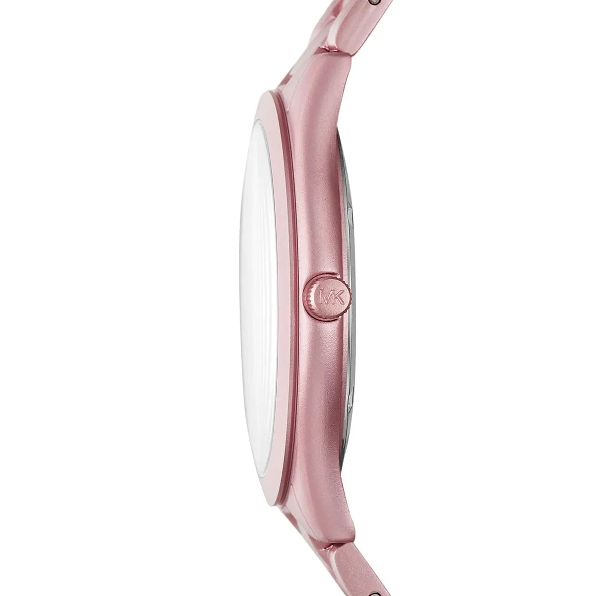 Side profile of Michael Kors Slim Runway MK4456 women's watch