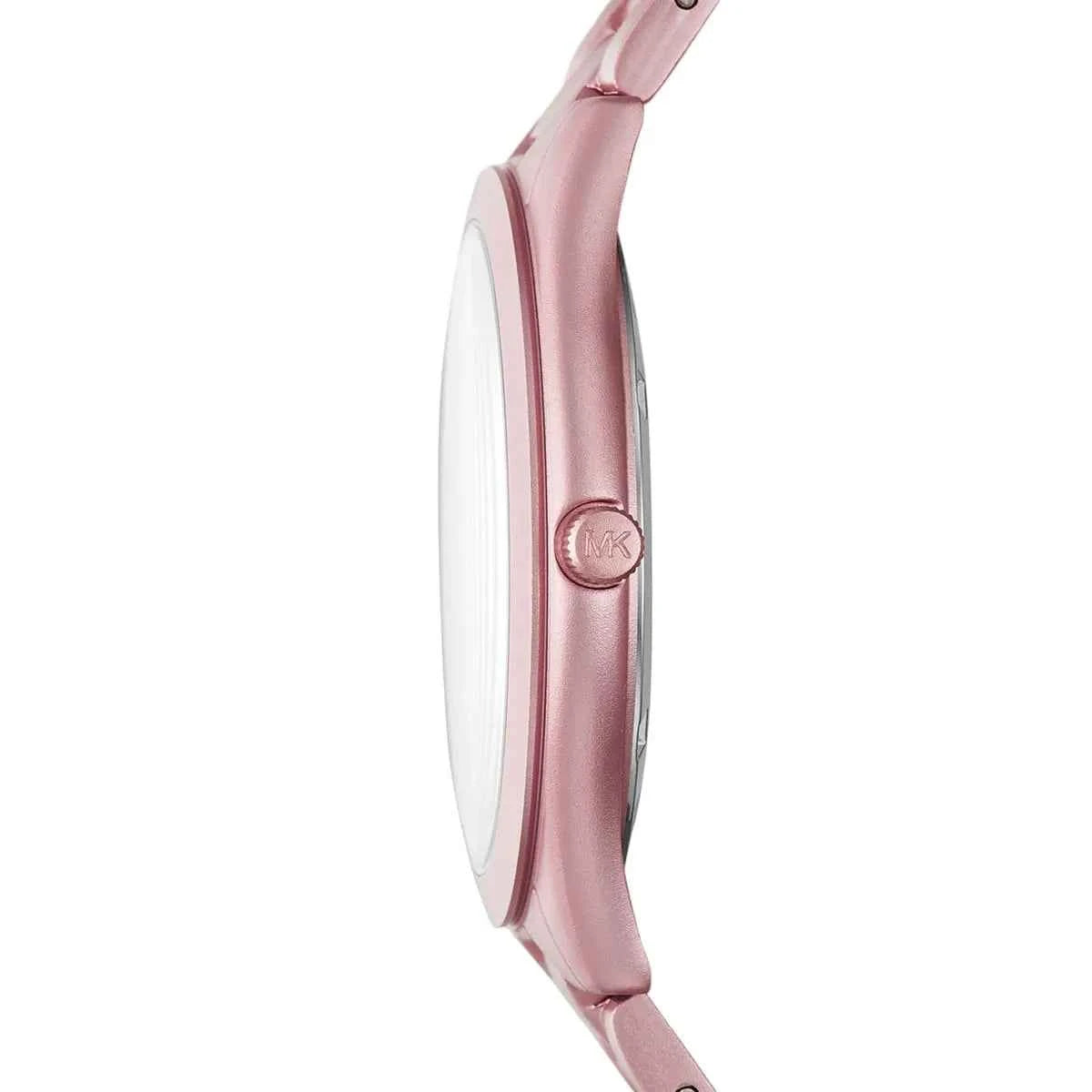 Michael Kors Slim Runway MK4456 Women's Pink Dial Pink Stainless Steel Watch