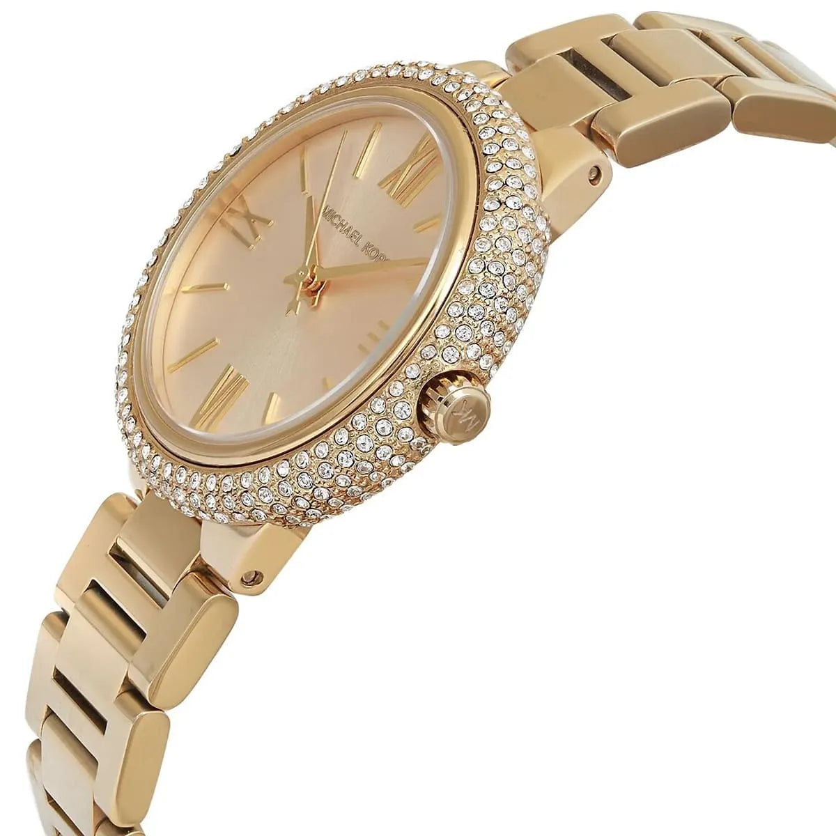 Side profile of Michael Kors Taryn MK4459 women's watch