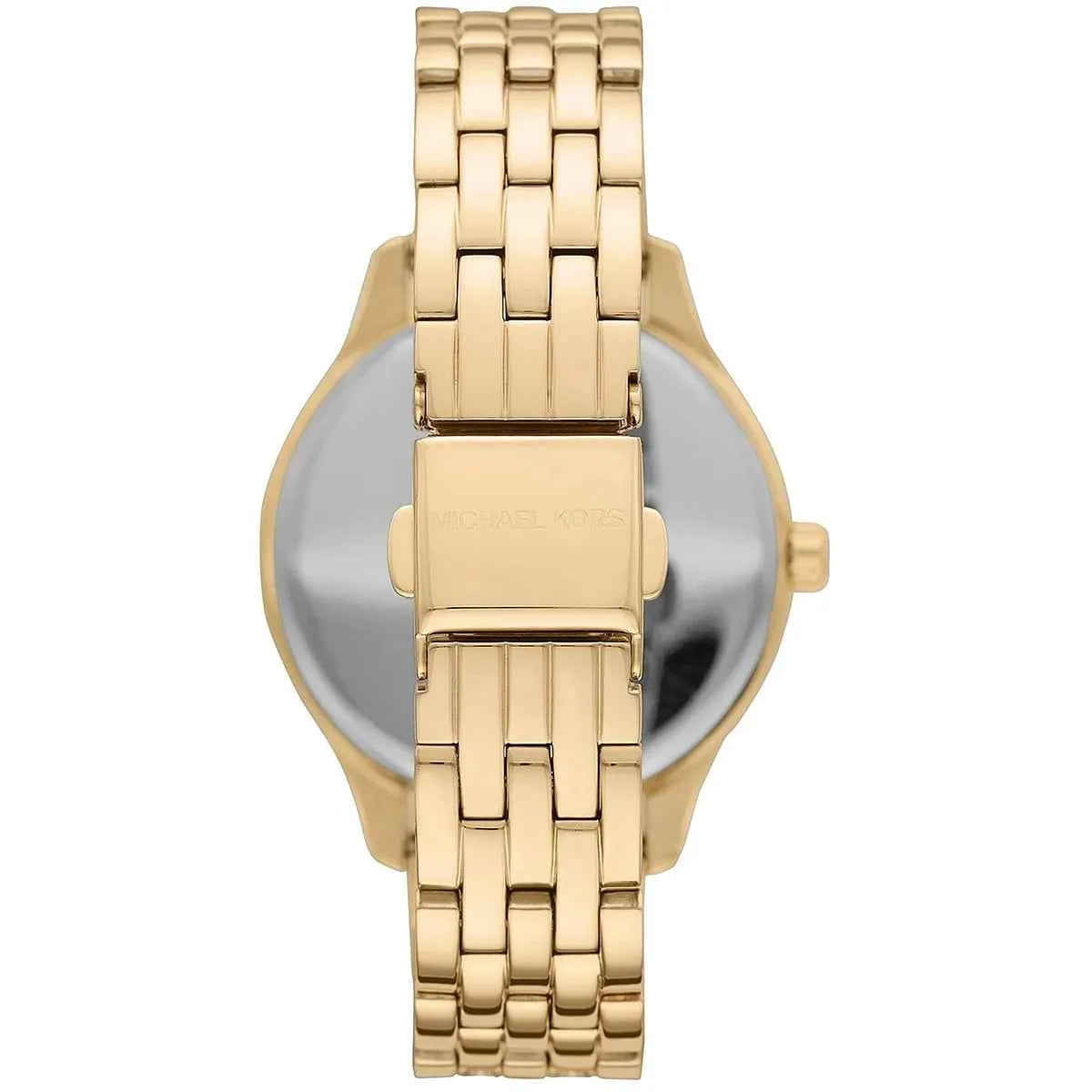 Michael Kors Lexington MK4492 Women's White Dial Gold Stainless Steel Watch