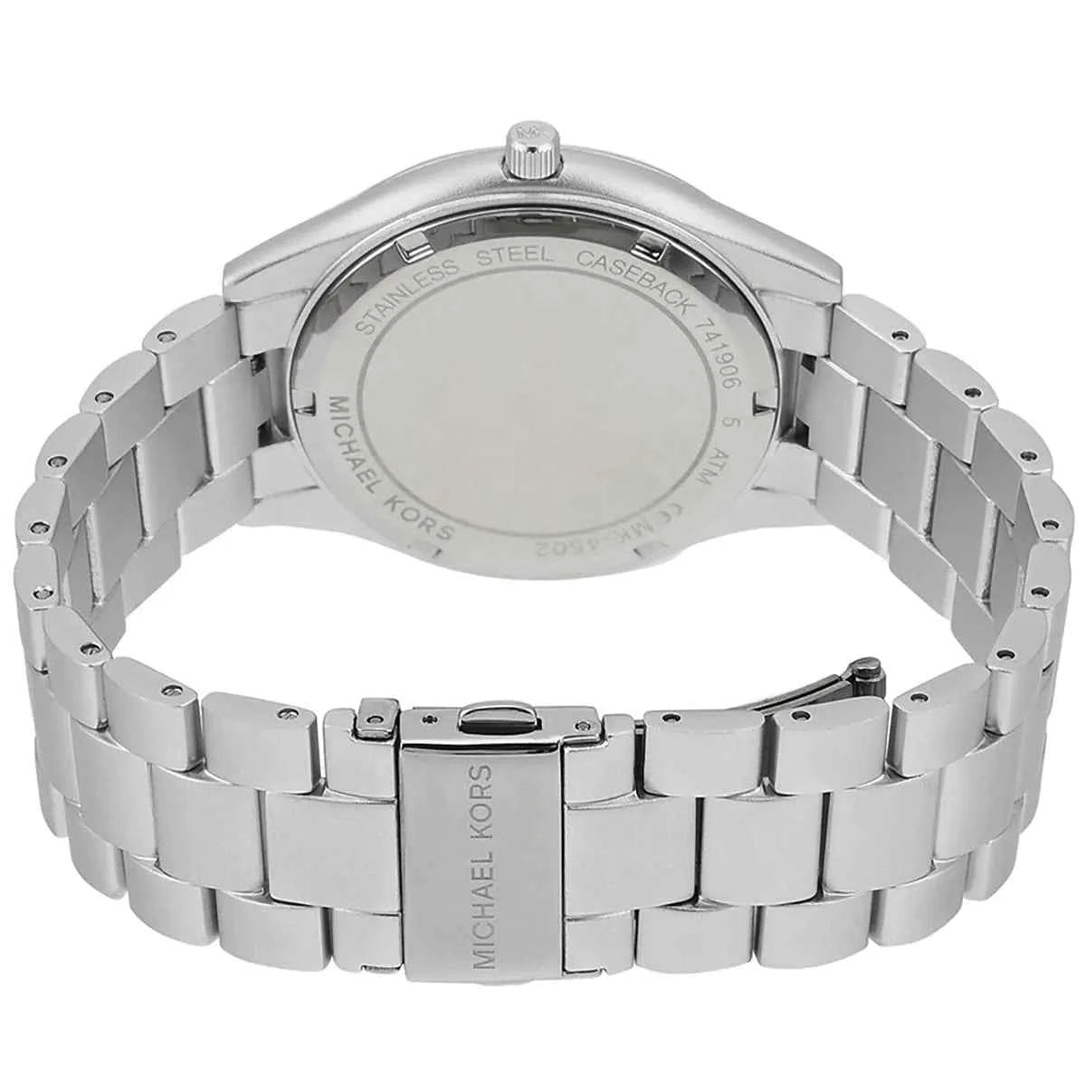 Michael Kors Runway Slim MK4502 Women's Silver Dial Silver Stainless Steel Watch