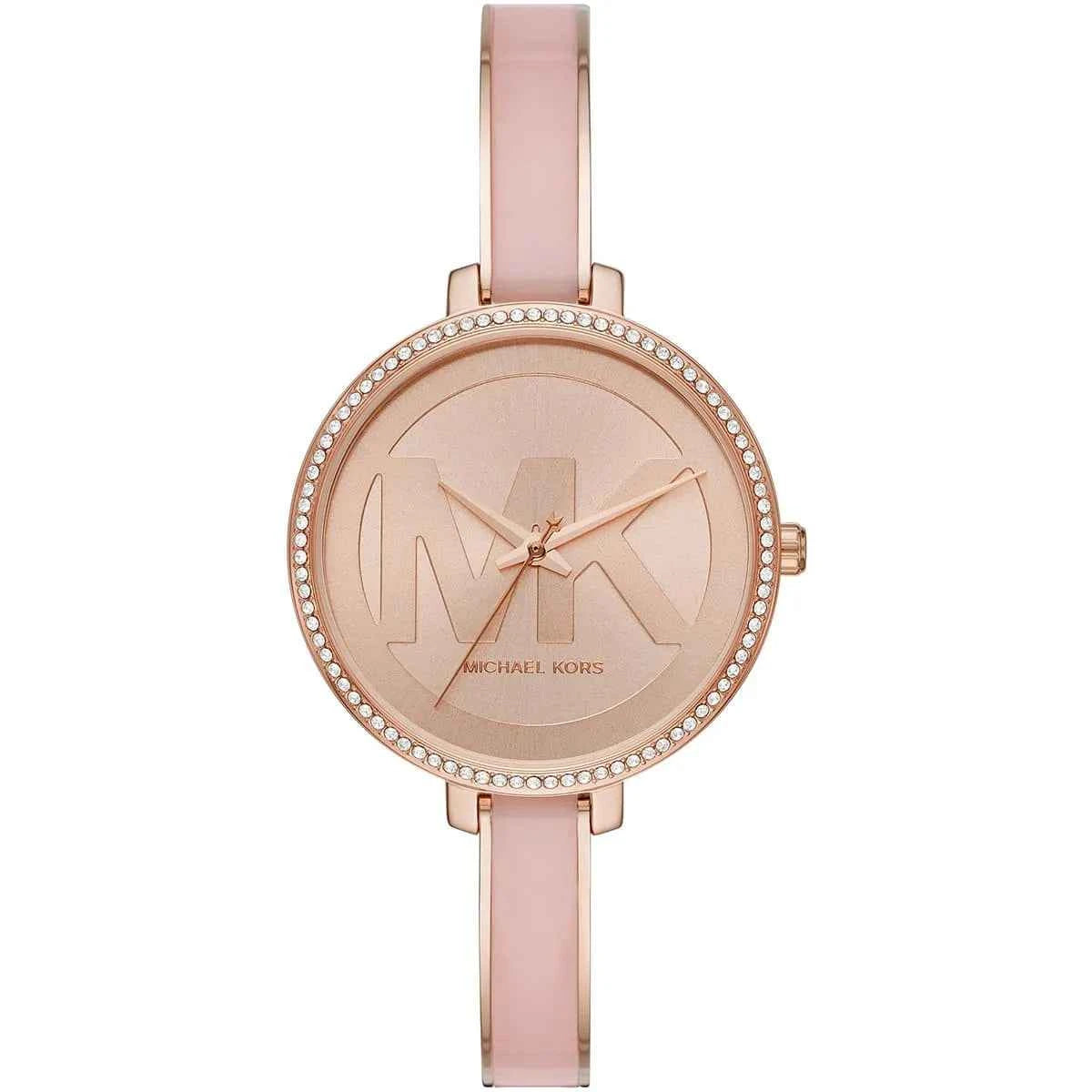Michael Kors Jaryn MK4545 Women's Rose Gold Dial Pink Stainless Steel Watch
