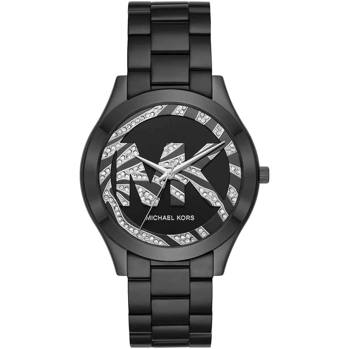 Michael Kors Runway Slim MK4562 Women's Black Stainless Steel Watch