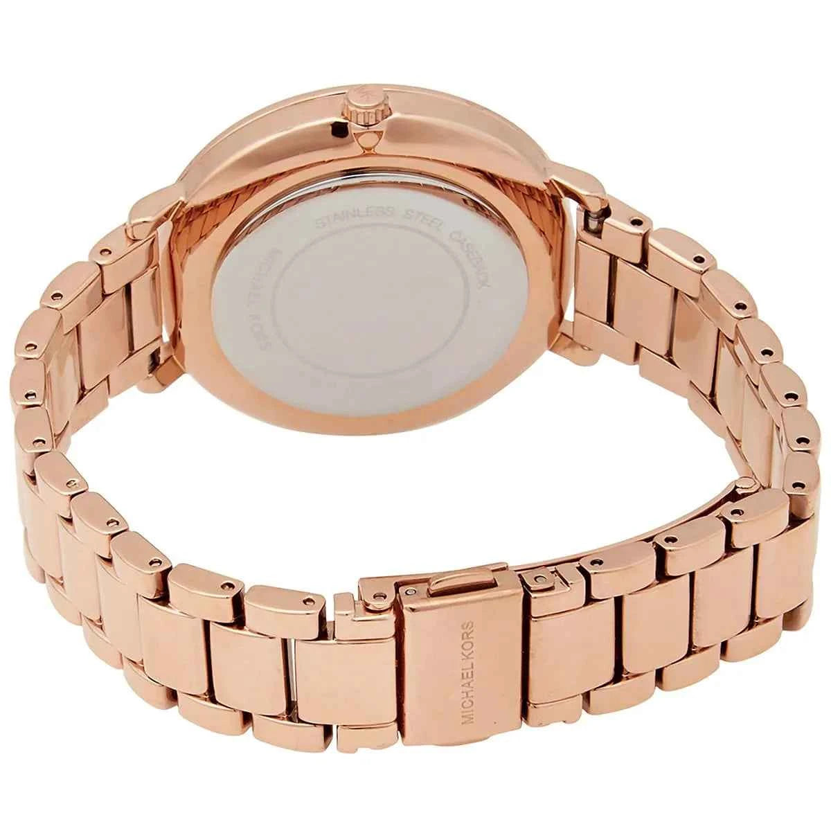 Michael Kors Pyper MK4594 Women's White Dial Rose Gold Stainless Steel Watch