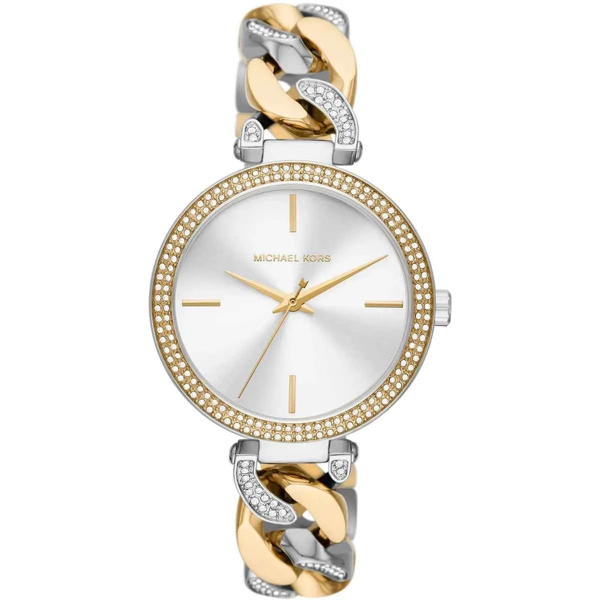 Michael Kors Catelyn MK4633 Women's Silver Dial Two-Tone Stainless Steel Watch