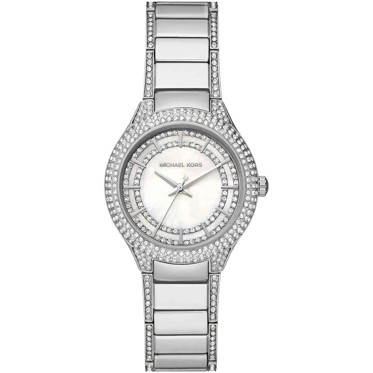 Michael Kors Sylvia MK4657 Women's White Dial Silver Stainless Steel Watch
