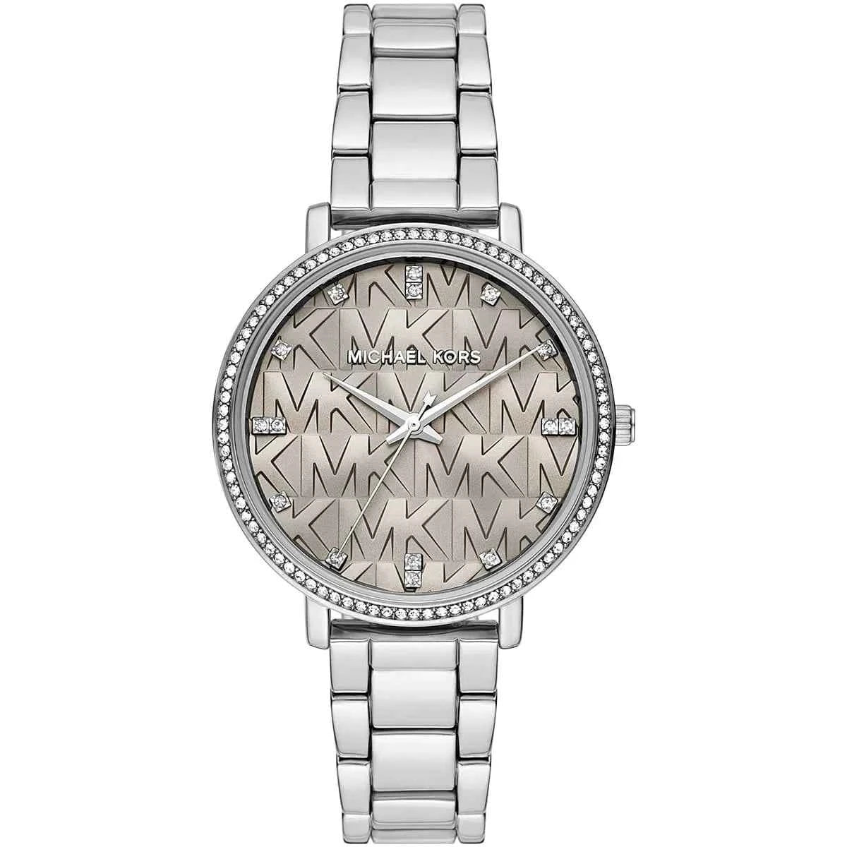 Michael Kors Pyper MK4672 Women's Gray Dial Silver Stainless Steel Watch