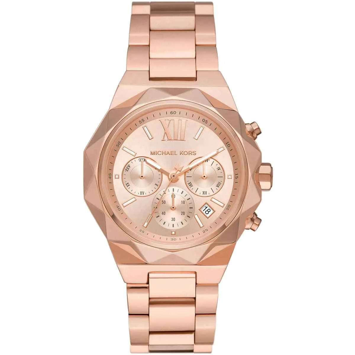 Michael Kors Raquel MK4688 Women's Rose Gold Chronograph Stainless Steel Watch