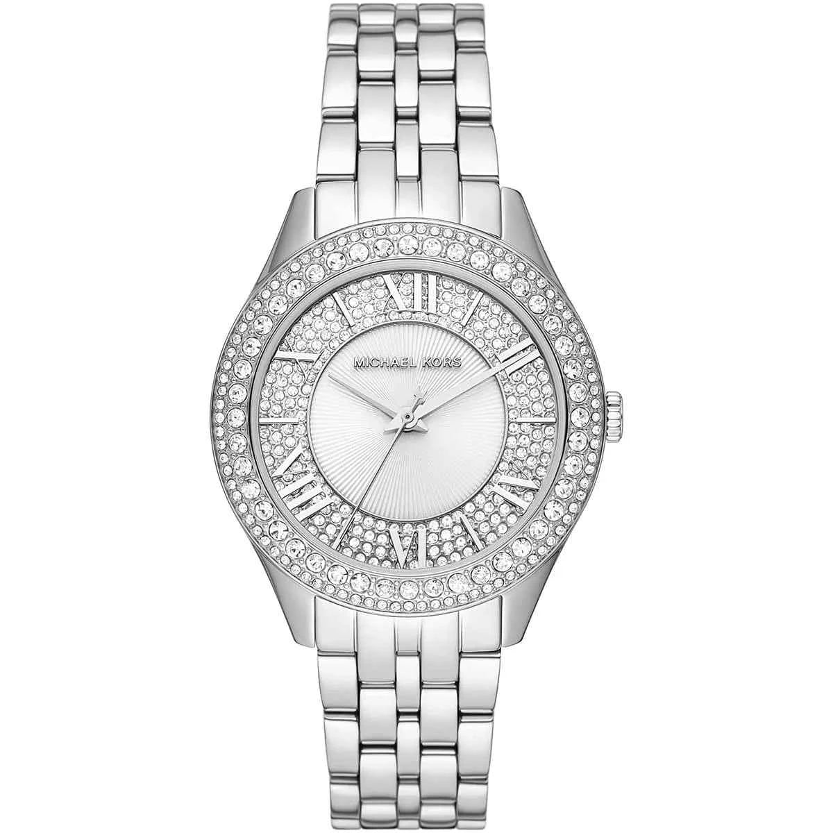 Michael Kors Harlowe MK4708 Women's Silver Dial Stainless Steel Watch