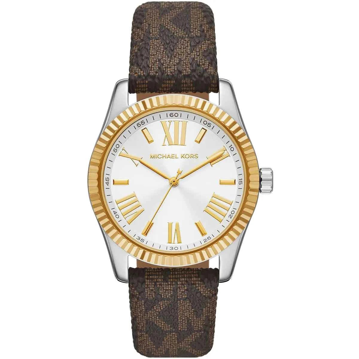 Michael Kors Lexington MK4745 Women's Brown Leather Watch