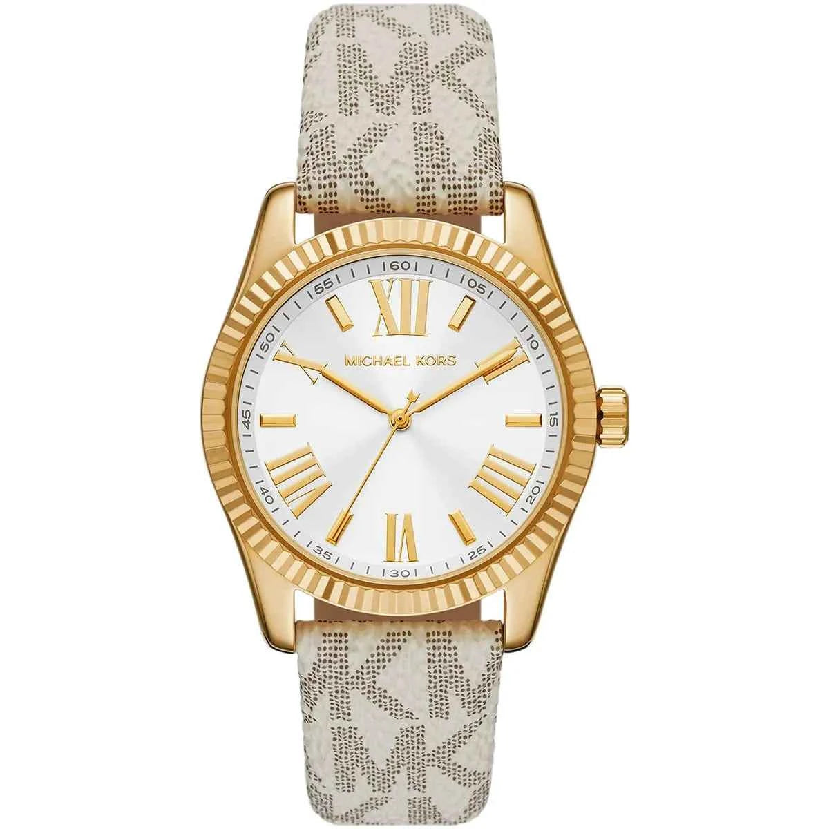 Michael Kors Lexington MK4746 Women's Gray Leather Watch