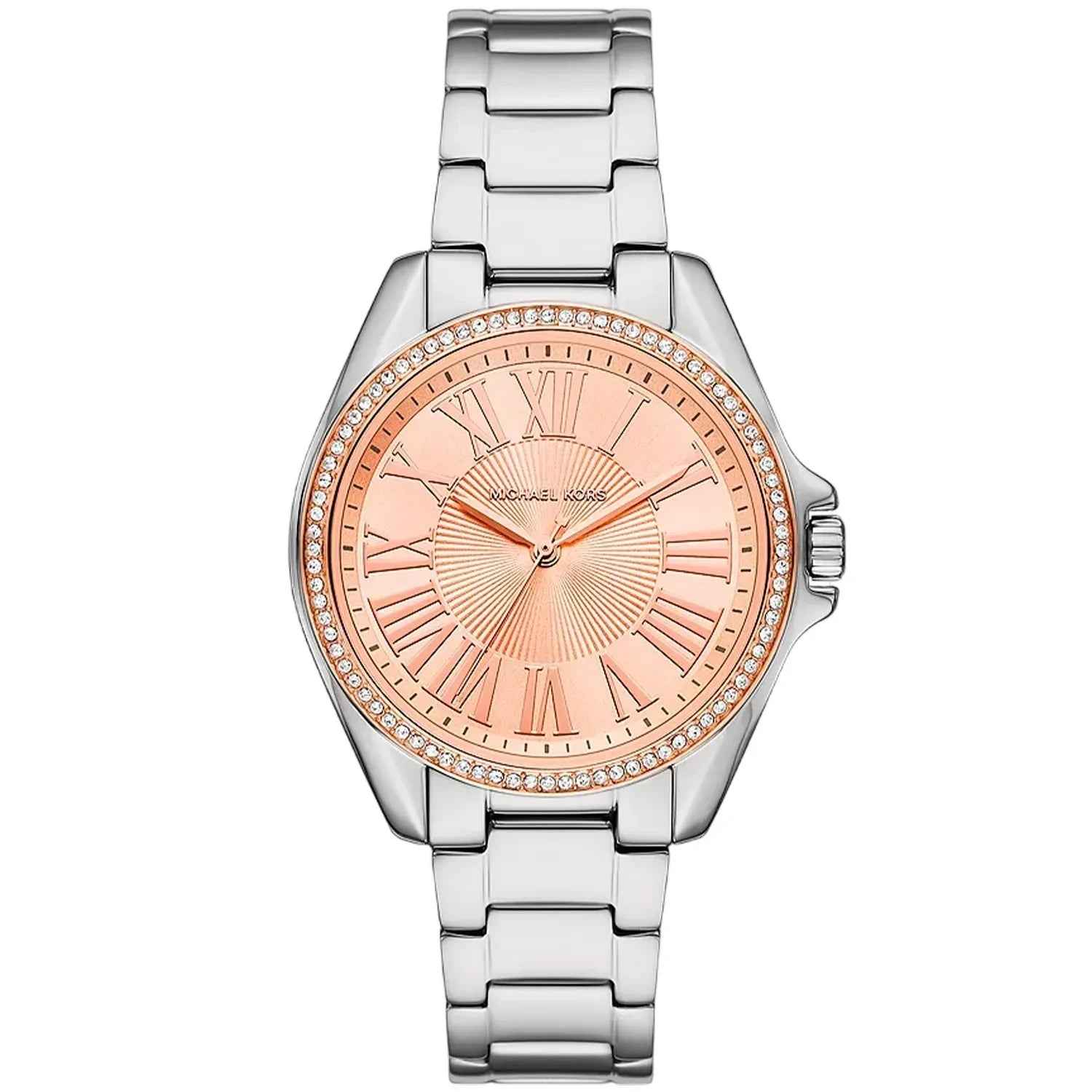 Michael Kors Kaycie MK4854 Women's Silver Rose Gold Watch