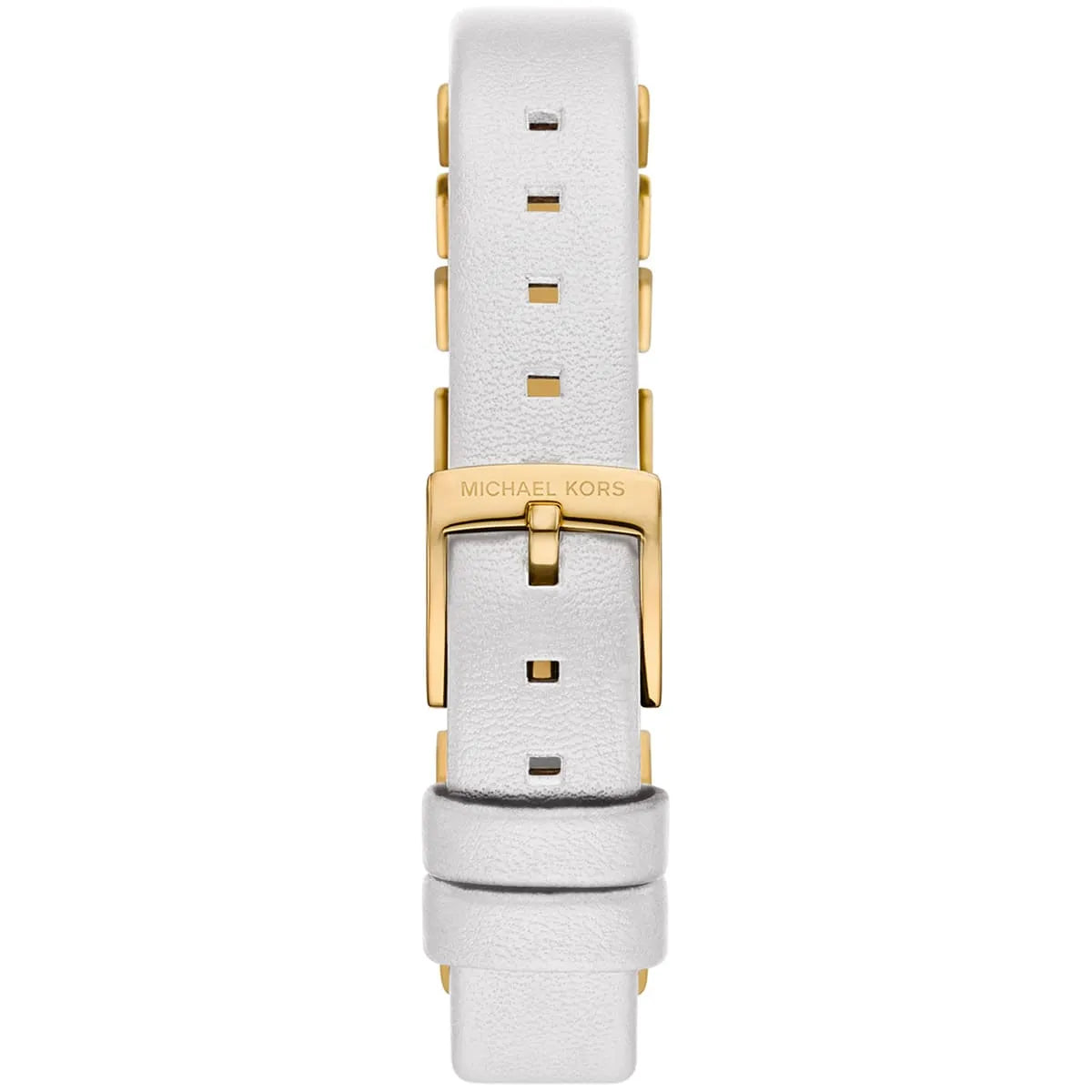 Michael Kors MK4899 mini gold dial leather strap watch