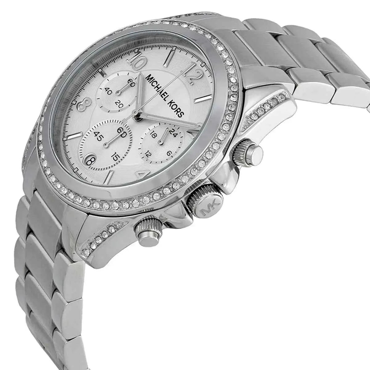 Michael Kors Blair MK5165 Women's Silver Chronograph Watch
