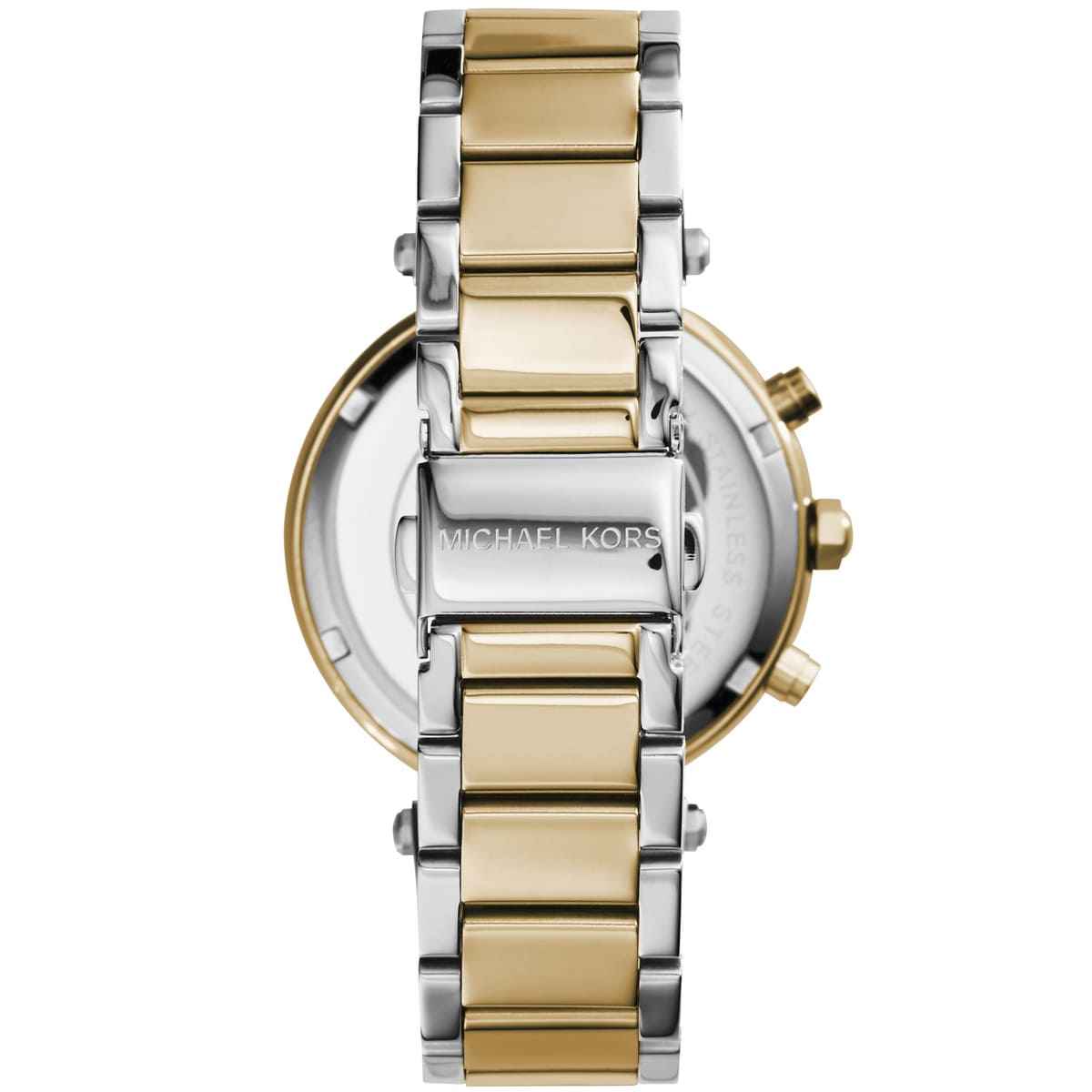Michael Kors Parker MK5626 Women's Silver & Gold Stainless Steel Chronograph Watch