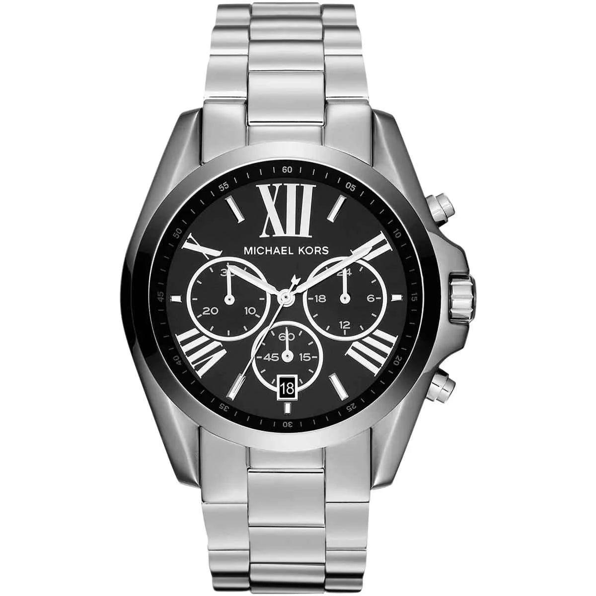 Michael Kors Bradshaw MK5705 Women's Black Stainless Steel Chronograph Watch