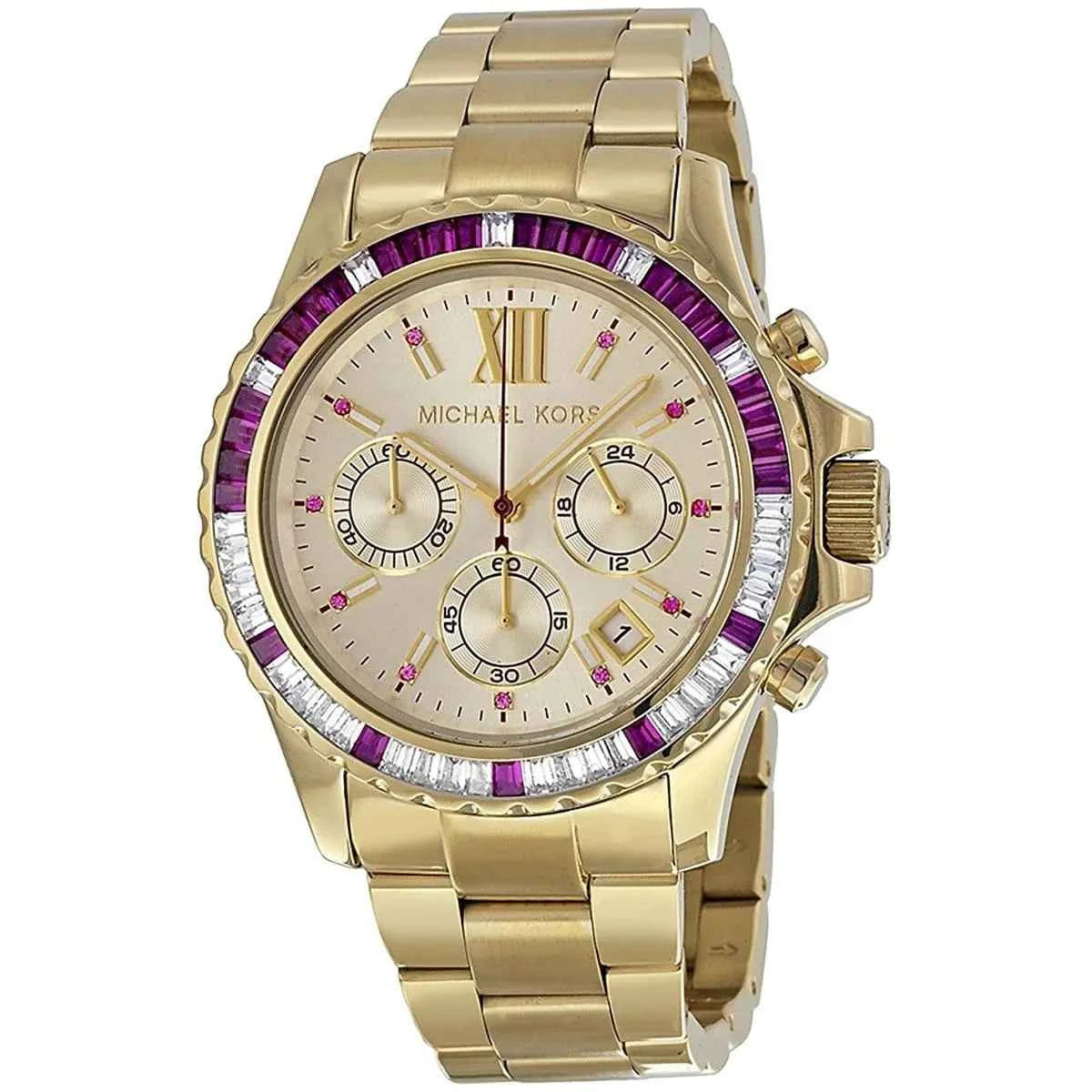 Michael Kors Everest MK5871 Women's Gold Stainless Steel Chronograph Watch