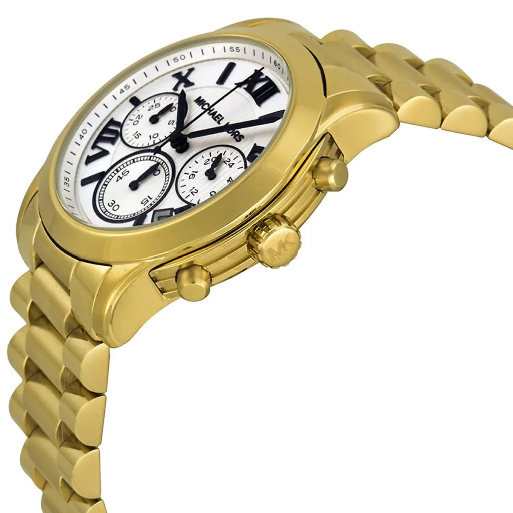 Michael Kors MK5916 luxury gold analog chronograph watch