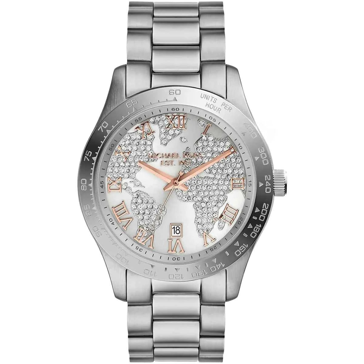Michael Kors Layton MK5958 Women's Silver Stainless Steel Watch