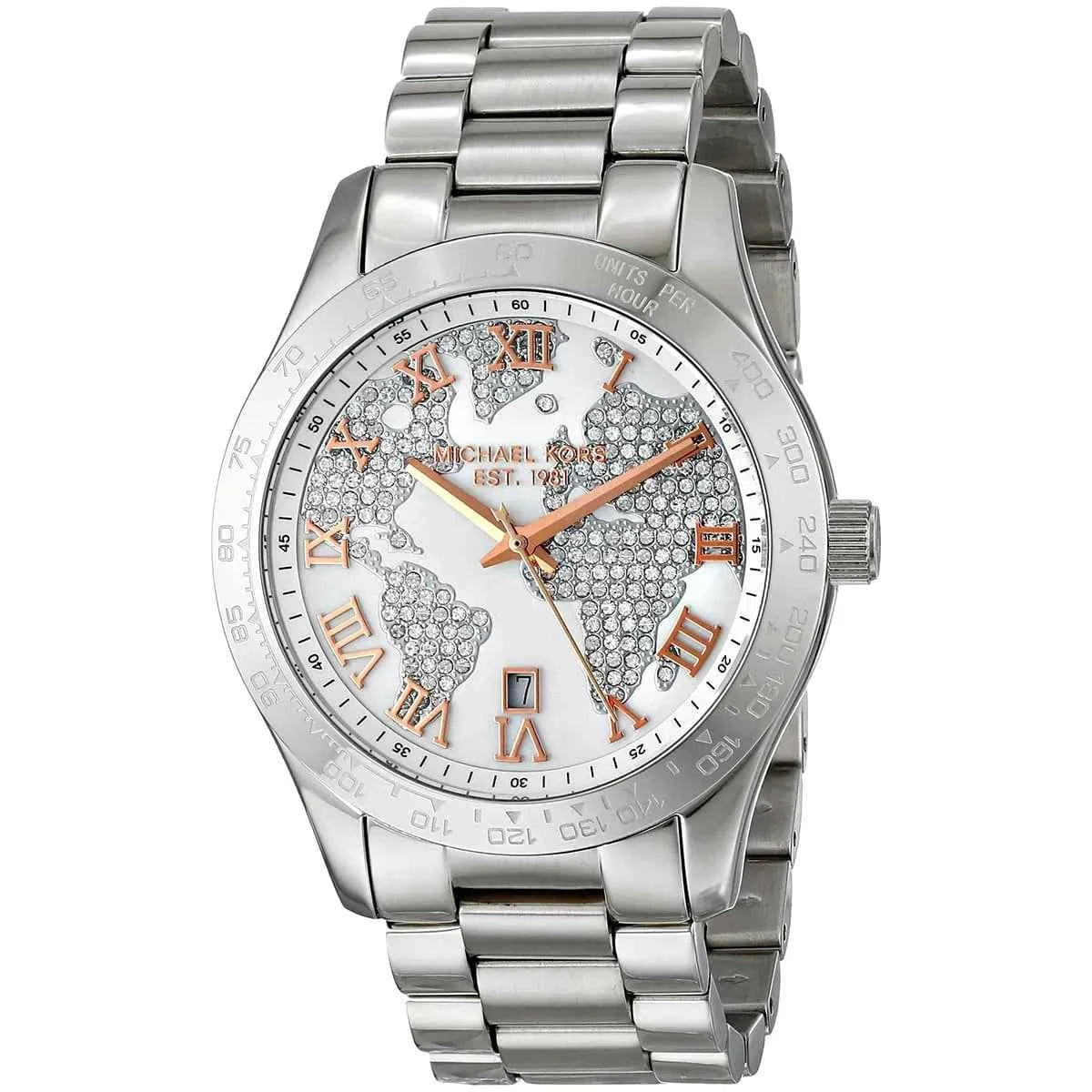 Michael Kors Layton MK5958 Women's Silver Stainless Steel Watch