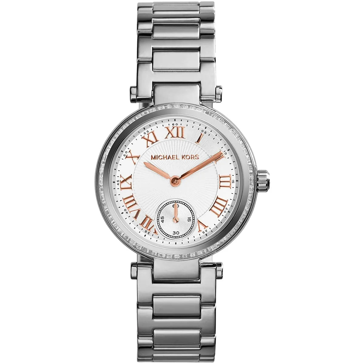 Michael Kors Skylar MK5970 women's silver crystal watch
