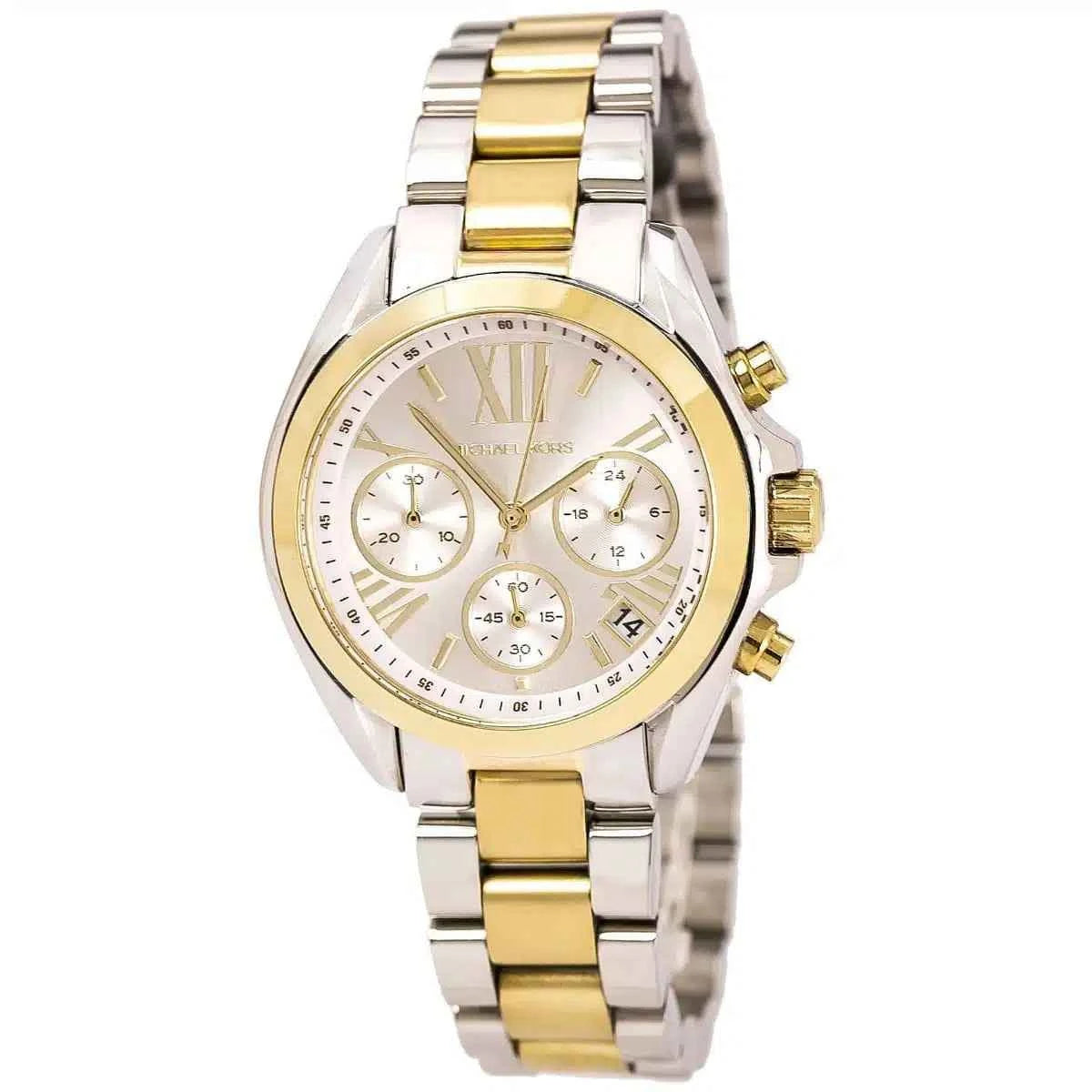 Michael Kors Bradshaw MK5974 Women's Two-Tone Chronograph Watch