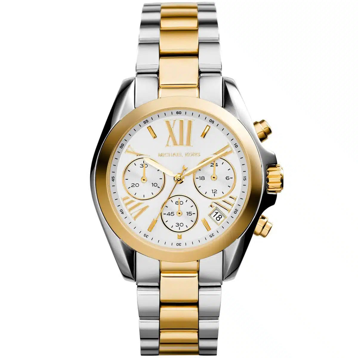 Michael Kors Bradshaw MK5974 women's two-tone chronograph watch