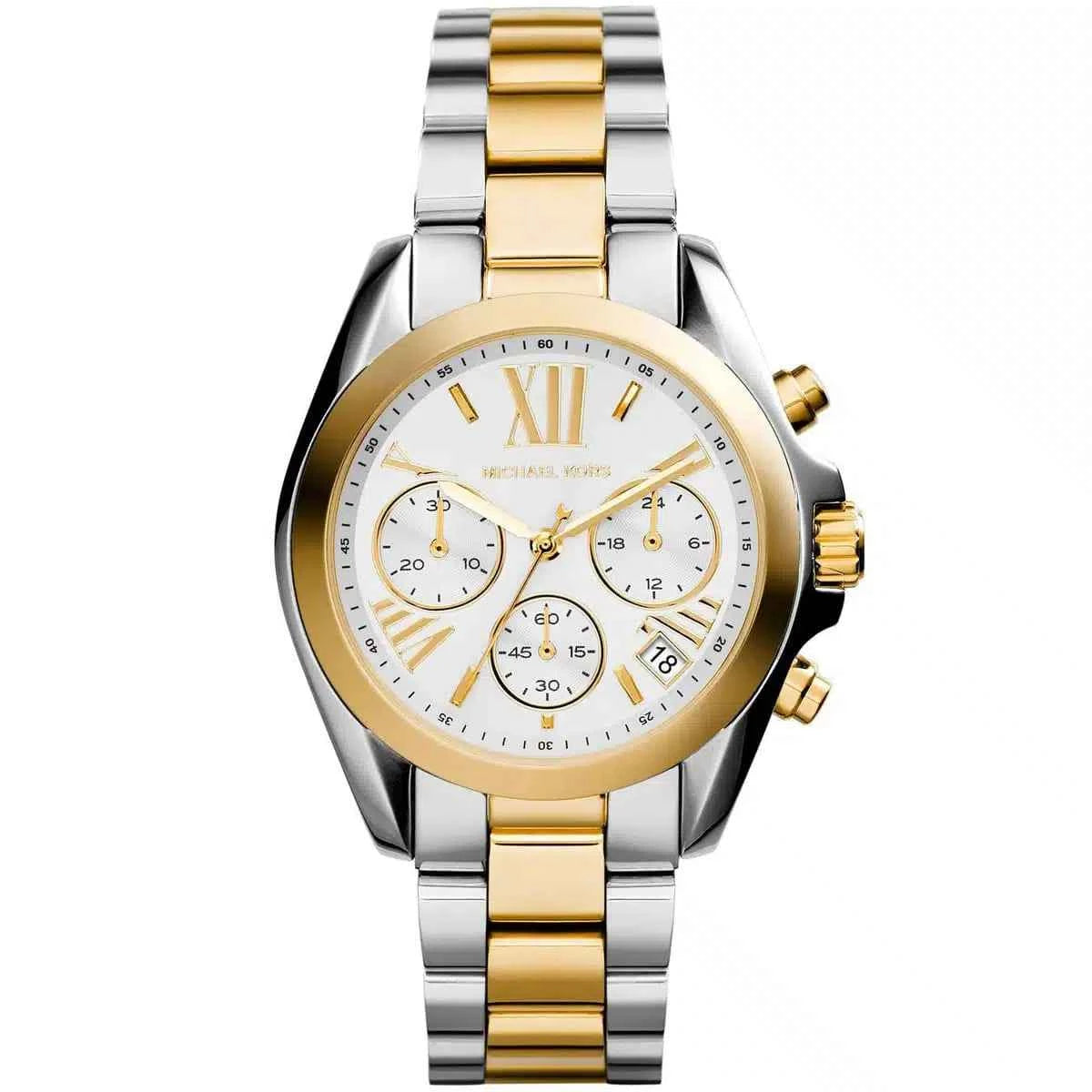 Michael Kors Bradshaw MK5974 Women's Two-Tone Chronograph Watch