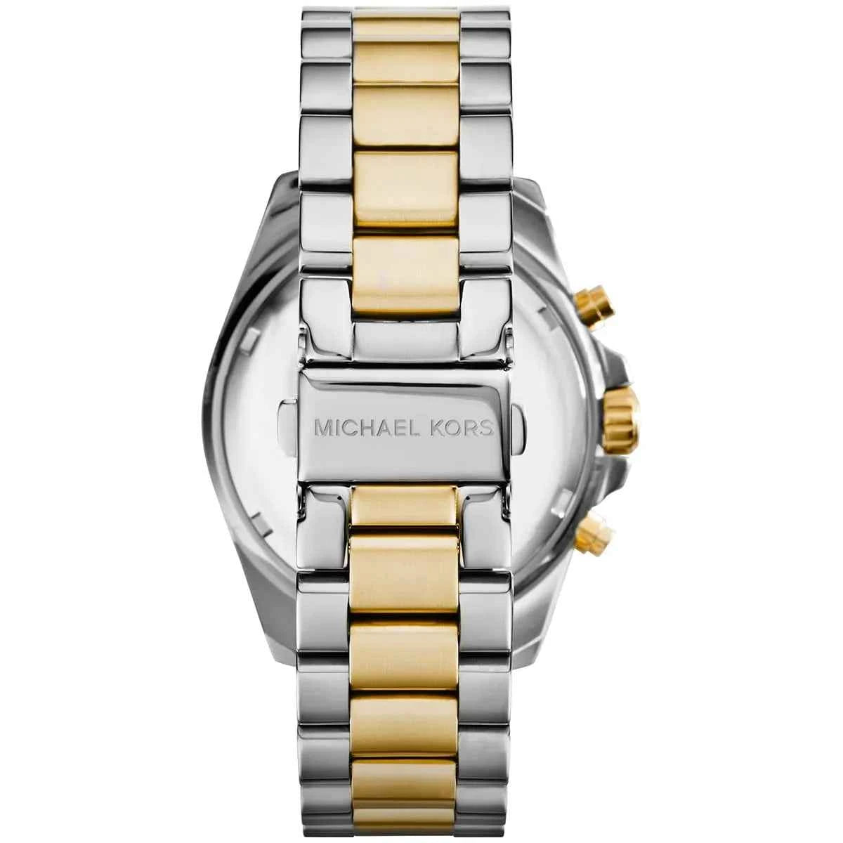 Michael Kors Bradshaw MK5976 Women's Blue Two-Tone Stainless Steel Chronograph Watch